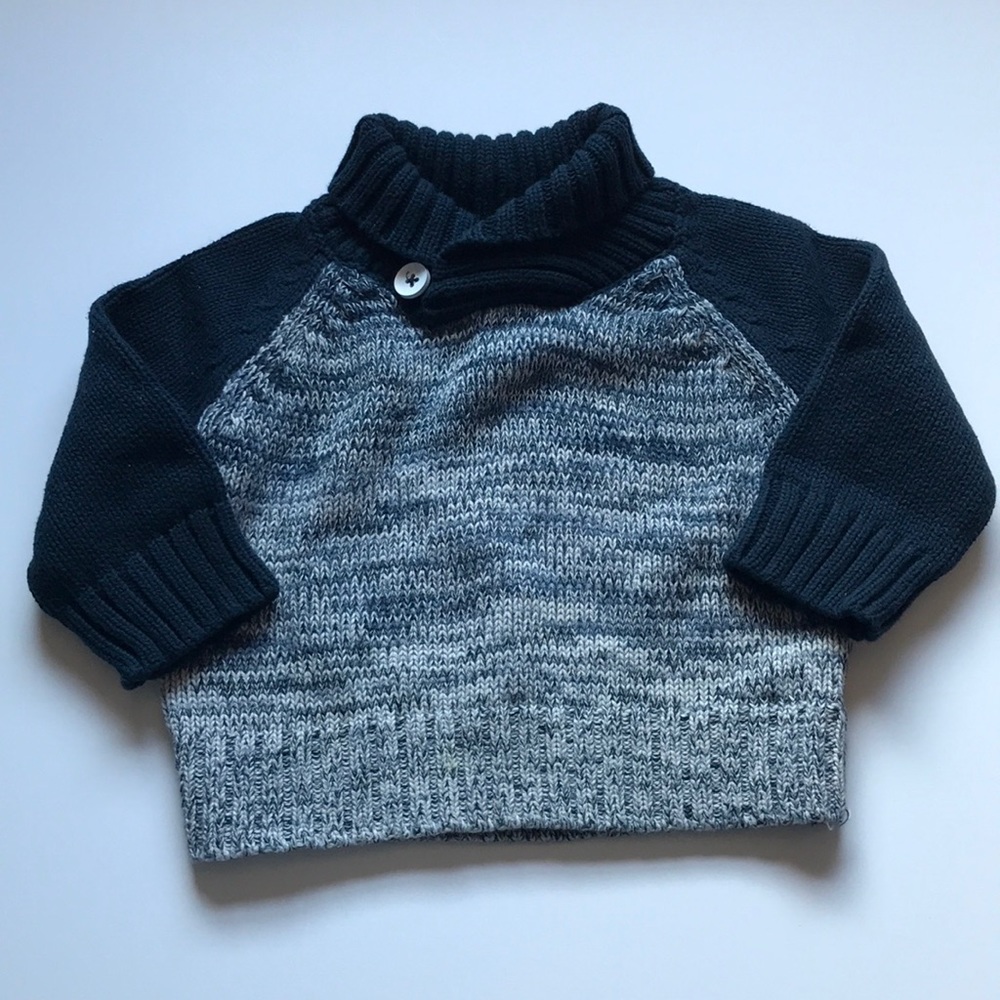 OshKosh -dark Navy flop over sweater